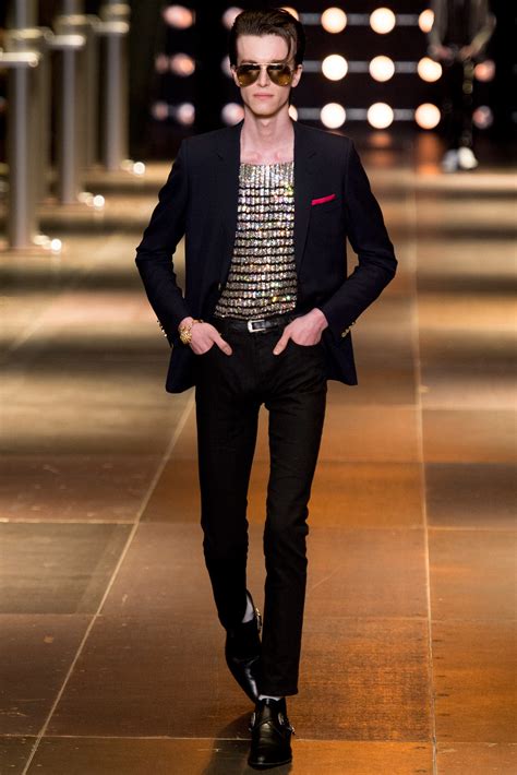 ysl men's fashion week|yves saint laurent dresses.